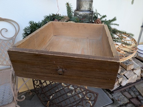 Dekorative alte schublade - alte,