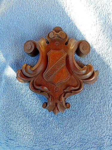 Altes holz ornament wappen - altes,