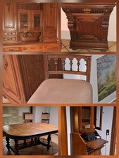 Büffet-Schrank +Esstisch + 6