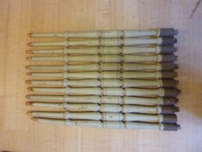 12 alte Treppenstäbe Holz