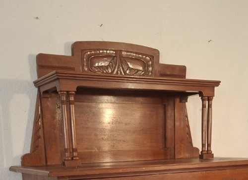 Antiker möbelaufsatz schrank - antiker,